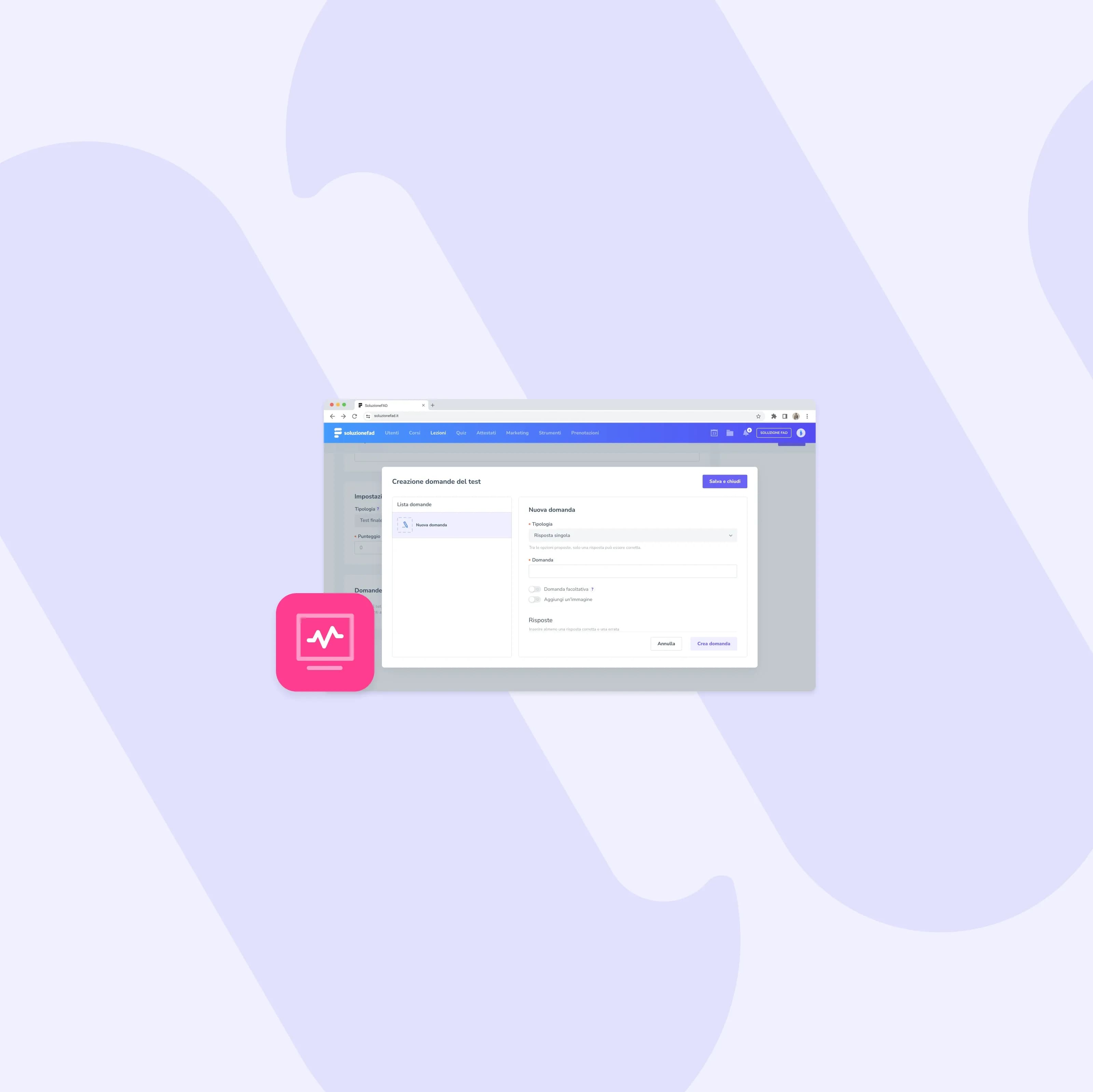 Doppia randomizzazione e configurazioni per la somministrazione dei test di verifica delle competenze